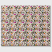 Papier Cadeau Collage photo Hexagon (Plat)