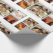 Papier Cadeau Collage photo Mariage personnalisé (Coin)
