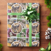 Papier Cadeau Collage photo moderne