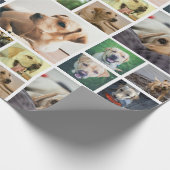 Papier Cadeau Collage photo personnalisé 10 (Coin)