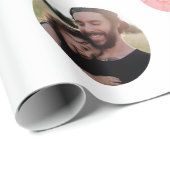 Papier Cadeau Collage photo personnalisé 36 (Coin rond)