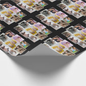 Papier Cadeau Collage photo personnalisé 9 (Coin)