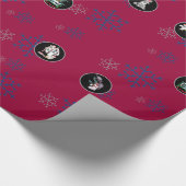 Papier Cadeau Collage Whimsical Christmas Wildlife' (Coin)