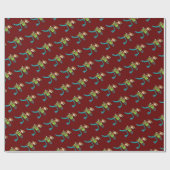 Papier Cadeau Collecte de vinyle (Plat)