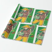 Papier Cadeau Collecteur papillon (Déroulé)