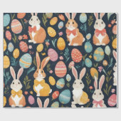 Papier Cadeau Collection Bunny Boho de Pâques (Plat)