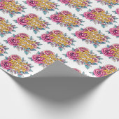 Papier Cadeau Collection Cadeau Floral Moderne (Coin)