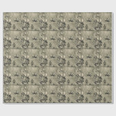 Papier Cadeau Collection de bandit de temps (Plat)