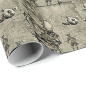 Papier Cadeau Collection de bandit de temps (Coin rond)