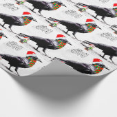 Papier Cadeau Collection de cadeau de Noël de Père Noël Raven (Coin)