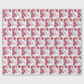 Papier Cadeau Collection de cadeaux tendance Floral de luxe (Plat)