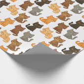Papier Cadeau Collection de chatons amusants (Coin)