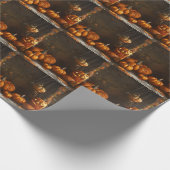 Papier Cadeau Collection de la maison Old Happy Halloween (Coin)