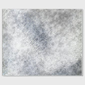 Papier Cadeau Collection de Noël Bleue Enveloppement - Verre dép (Plat)