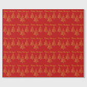 Papier Cadeau Collection de Noël Suzanne Elizabeth (Plat)