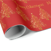 Papier Cadeau Collection de Noël Suzanne Elizabeth (Coin rond)