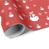 Papier Cadeau Collection de Noël Suzanne Elizabeth Holiday (Coin rond)