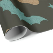 Papier Cadeau Collection de pattes et d'os Howl-O-Ween (Coin rond)