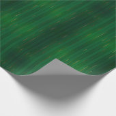 Papier Cadeau Collection de Texture Vert Or tendance de luxe (Coin)