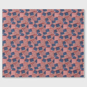 Papier Cadeau Collection drapeau américain (Plat)
