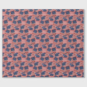 Papier Cadeau Collection drapeau américain (Plat)