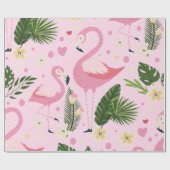 Papier Cadeau Collection Été Flamingo Un Design 8 (Plat)
