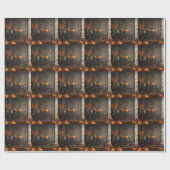 Papier Cadeau Collection Halloween éffrayante (Plat)