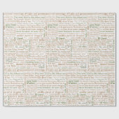 Papier Cadeau Collection Insultes Shakespeare (Plat)