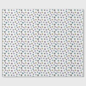 Papier Cadeau Collection Jennifer Aquarelle Petits Points (Plat)