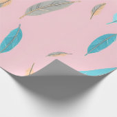 Papier Cadeau Collection Luxe Boho Popular Feathers (Coin)