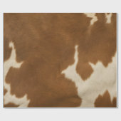 Papier Cadeau Collection moderne Vache Faux Cuir Élégante (Plat)