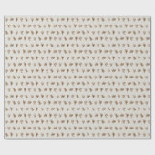 Papier Cadeau Collection Noël | Plaid Chaud, Bandes, Cèdre (Plat)