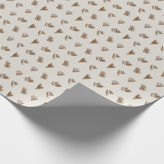 Papier Cadeau Collection Noël | Plaid Chaud, Bandes, Cèdre (Coin)