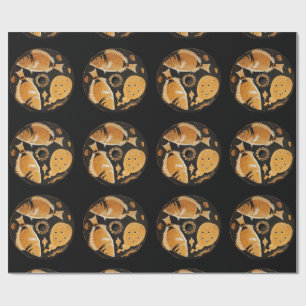 PAPIER CADEAU COLLECTION POMPÉII / POISSONS, OCÉAN - ESPACE DE V