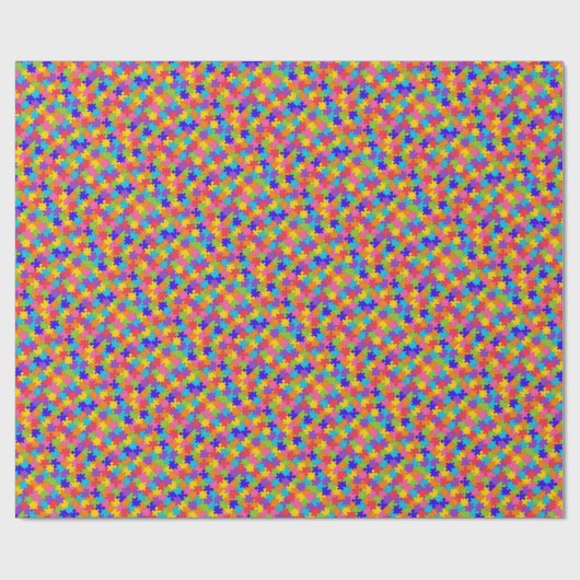 Papier Cadeau Collection puzzled (Plat)