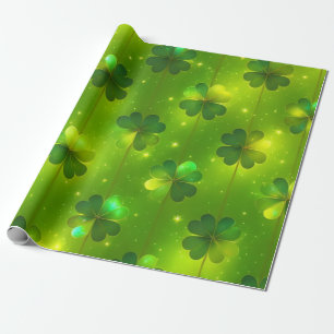 Papier Cadeau Collection verdoyante St Patrick's Day Clover