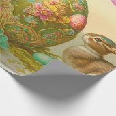 Papier Cadeau Collection vintage de Pâques (Coin)