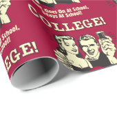 Papier Cadeau College : Ce Qui Se Passe Dans Les Séjours Scolair (Coin rond)