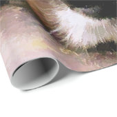 PAPIER CADEAU COLLIE FRONTALIÈRE (Coin rond)