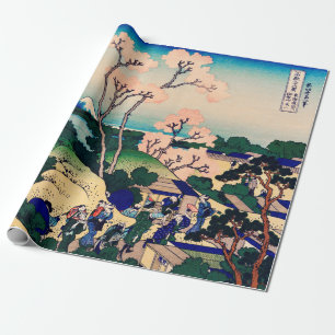 Papier Cadeau Colline Goten-Yama, Shinagawa sur les Tokaido Japo