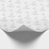 Papier Cadeau Colombe de blanc (Coin)