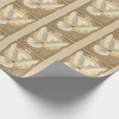 Papier Cadeau Colombe de Paix Nostalgique Romantique (Coin)