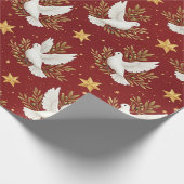 Papier Cadeau Colombes blanches (Coin)