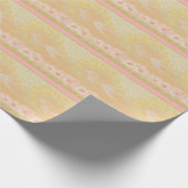 Papier Cadeau colombes victoriennes et Roses (Coin)