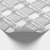 Papier Cadeau colonne vintage (Coin)