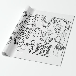 Papier Cadeau Color Me - Papier d'enveloppement de Noël
