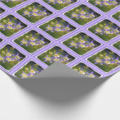 Papier Cadeau Colorado Blue Columbine Peinture - Art original (Coin)