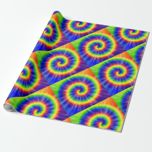 Papier Cadeau Colorant Starburst de cravate