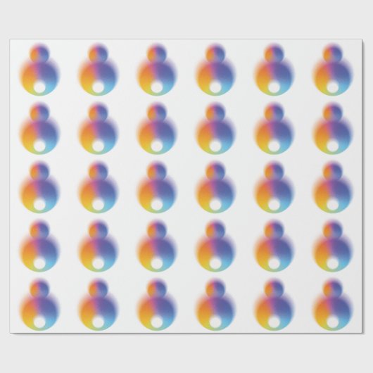 Papier Cadeau coloré (Plat)