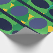 Papier Cadeau Coloré Abstrait moderne géométrique (Coin)